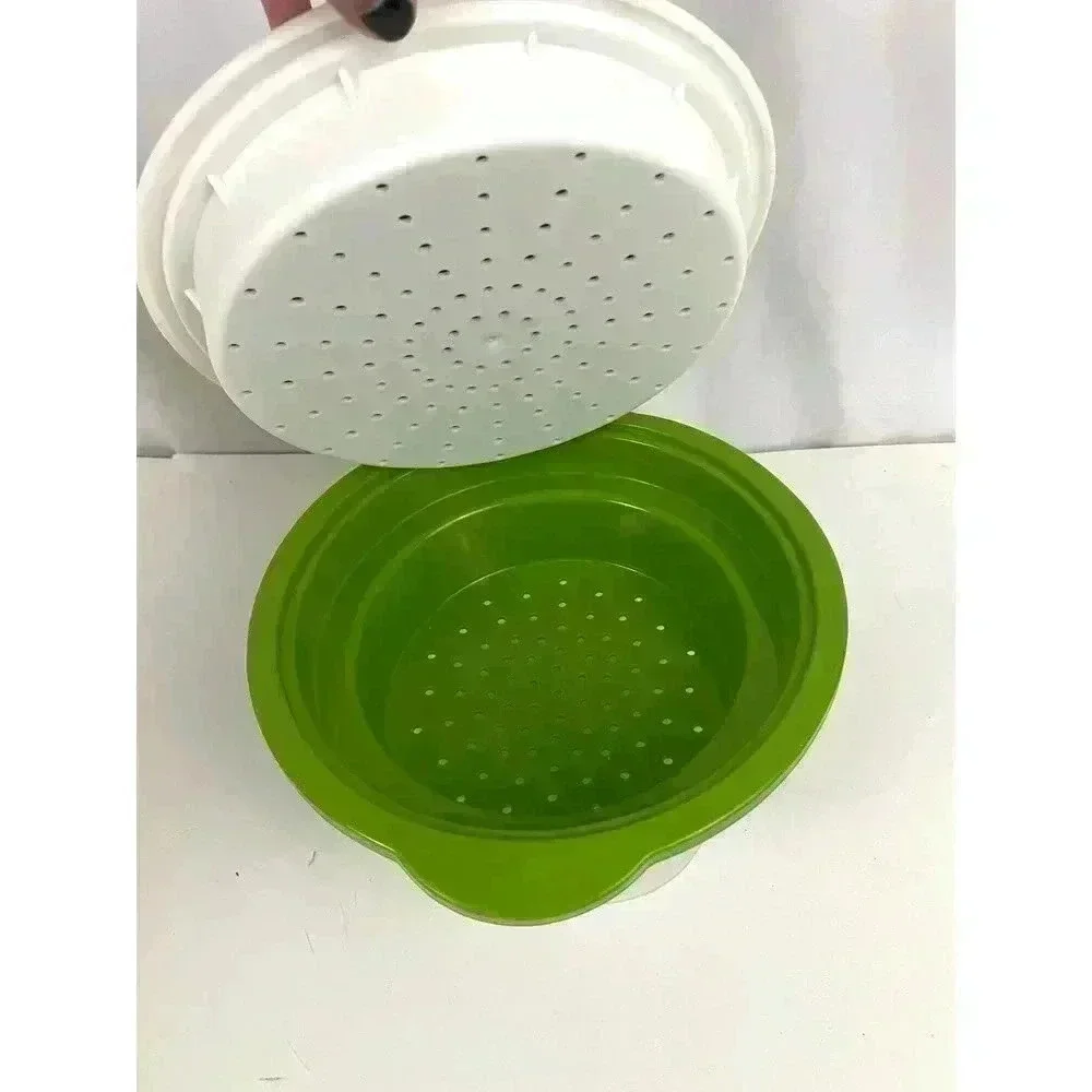 2 Tier Steamer Multi Use‎ 4 PC NEW Steamer Tray Lid Included